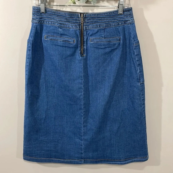 Universal Thread 70’s style high waisted jean skirt with pockets 8 - Picture 5 of 14